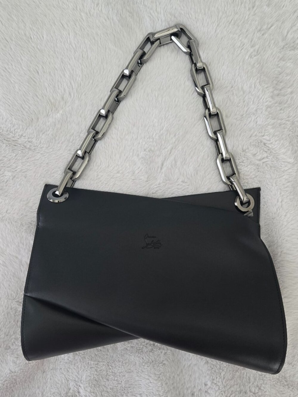 Christian Louboutin - Loubitwist Chain Leather Shoulder Bag